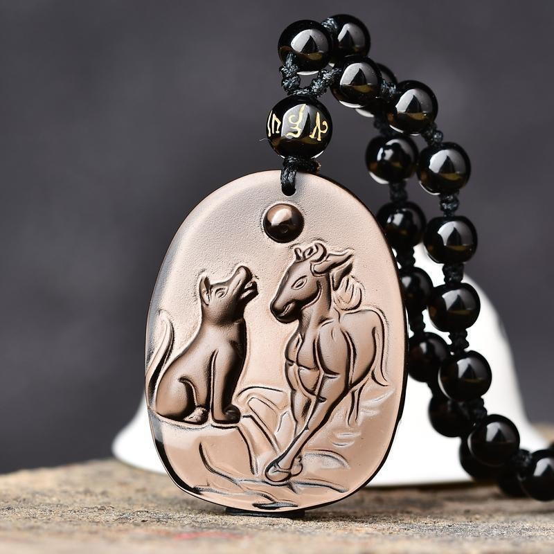 New Product#Tao Yun Ling Pavilion Dog Horse Year of the Tiger Zodiac Year of the Tiger Birth Year Lu