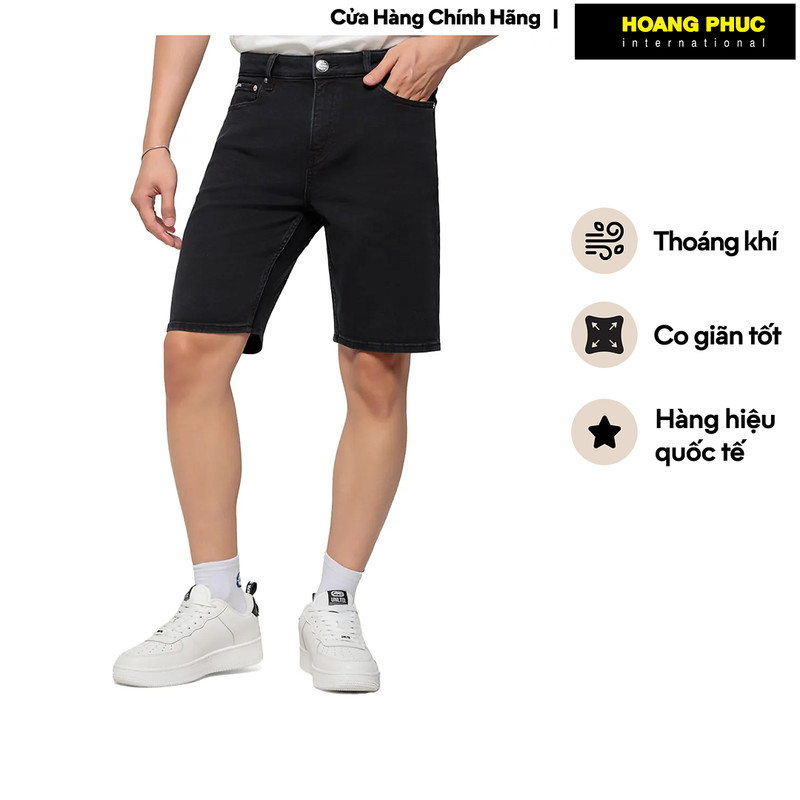 Quần Short Jean Nam ECKO UNLTD. Dáng Ôm Co Giãn Thoáng Khí Bền Màu IF25-05078
