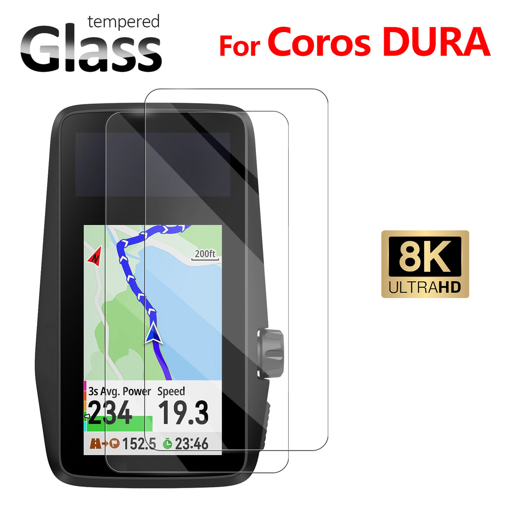 [Dành cho Coros DURA] Kính cường lực 8K Ultra HD Bảo vệ màn hình Xe đạp GPS Bảo vệ máy tính Phim bảo
