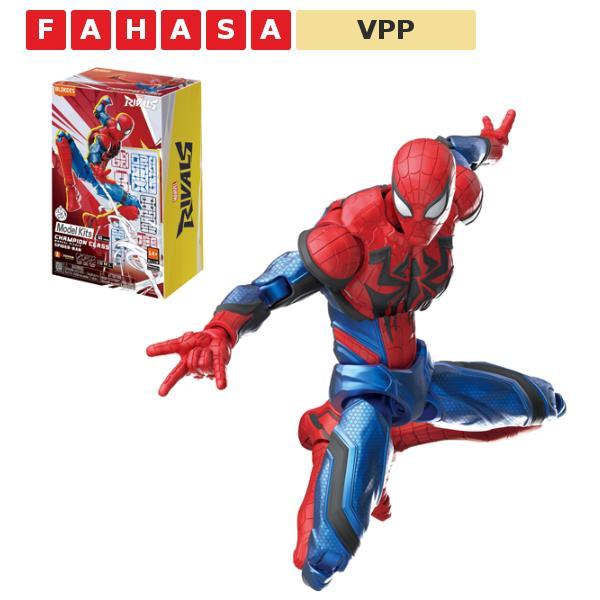 Đồ Chơi Lắp Ráp Mô Hình Marvel Rivals - Champion Class 06 - Spider-Man - EM12 - Blokees 81118 (83 Mả
