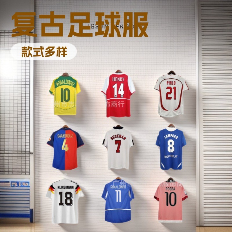 Áo bóng đá Đức Anh Retro AC Santos Arsenal Star Game Team Jersey Fan Jersey