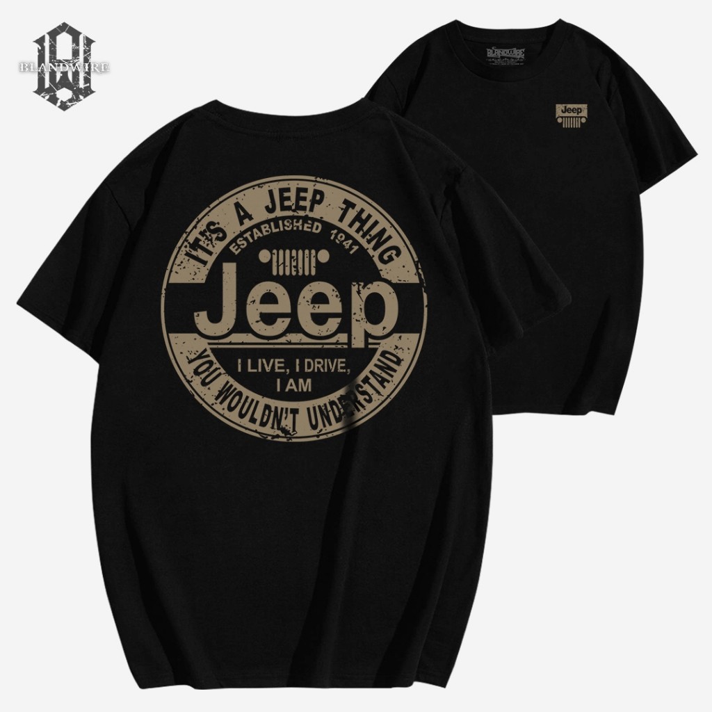 Kaos Distro Nam Jeep Series Áo Thun Có Thương Hiệu Ngoài Trời Kaos Offroad 4x4 Kaos Ô Tô Giới Hạn Ka