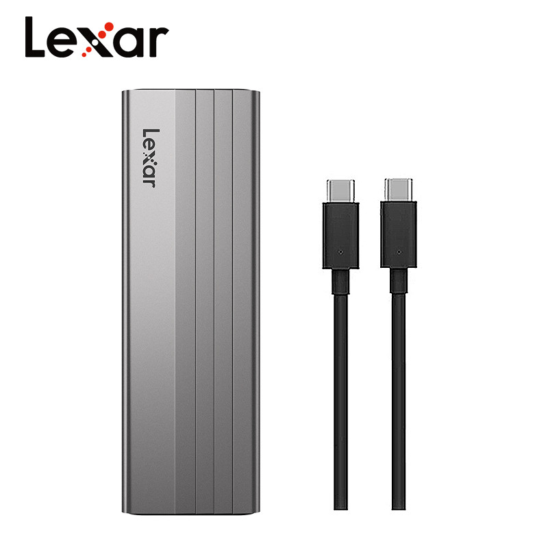 Lexar E300 M.2 SSD Vỏ USB 3.2 Gen 2 Loại C 10Gbps Hộp đựng đĩa cứng di động cho NVMe M.2 SSD M Key /