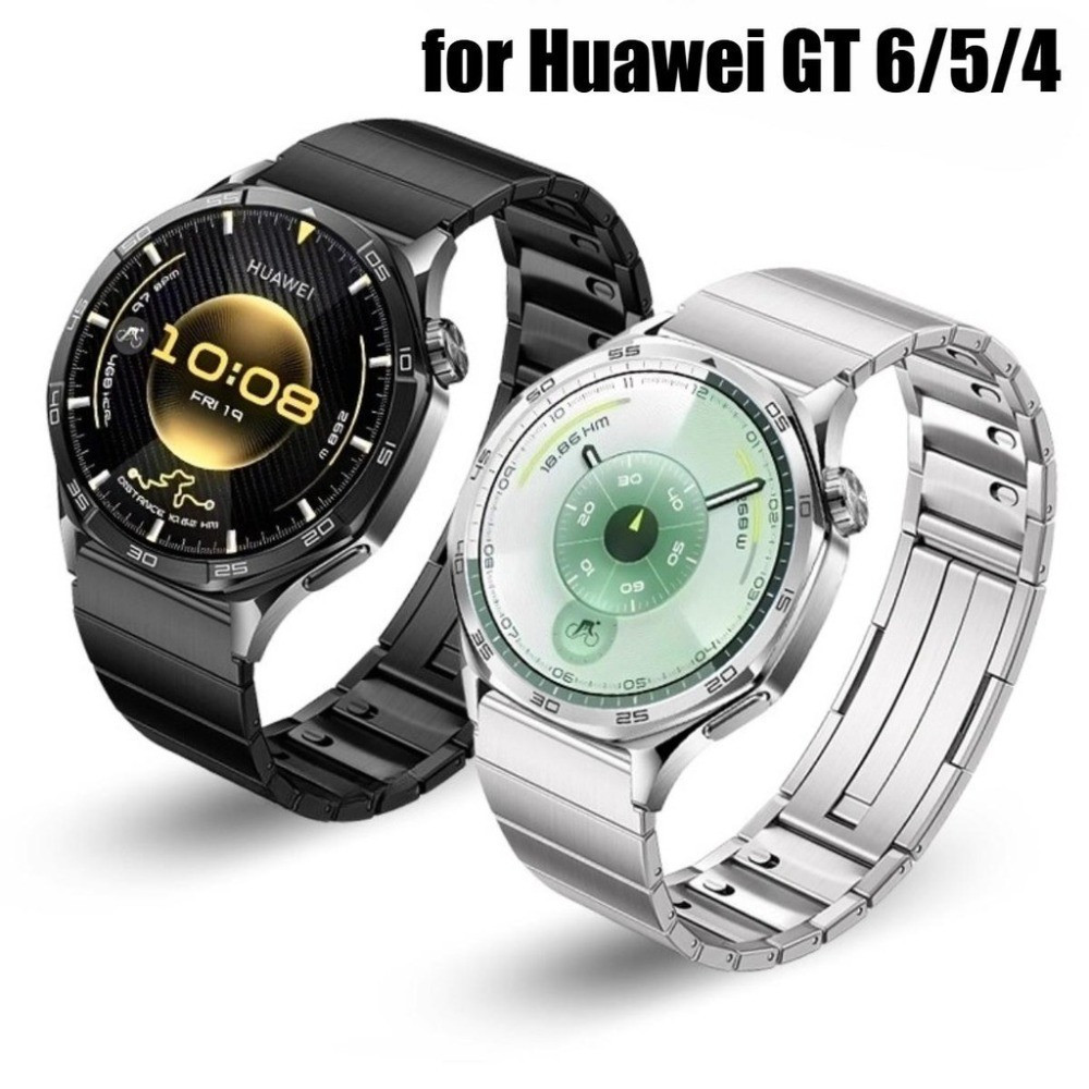 22mm Quick Fit Dây đeo thép không gỉ cho Huawei GT 6 46mm GT 6 Pro 46mm Titan Business metal Side Dâ