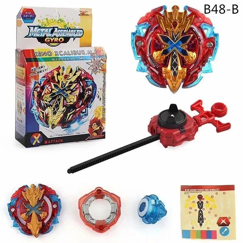 Hộp vui nhộn Beyblade Thế hệ trẻ em Burst Beyblade Burst Spinning Toy Launcher Combat Alloy Cool Boy