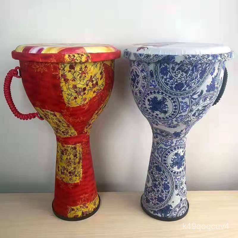 Trống Djembe 10 inch Arbutrus nhẹ gọn vải PVC cho người lớn trẻ em biểu diễn giải trí giao nhanh