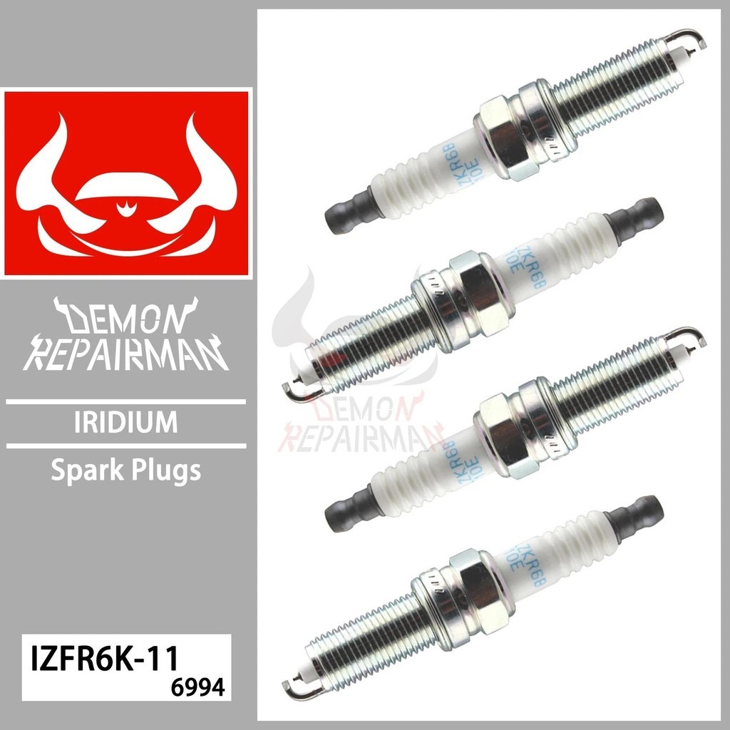 4 Cái / lốc IZFR6K-11S IZFR6K-11NS 9807B-561BW IRIDIUM Bugi Cho Xe Honda Civic 1.8 1.8L 2006-2011 IZ
