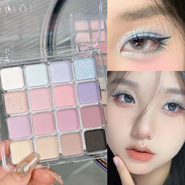 | 【eyeshadow palette】 | ✫ErshiQi16 Bảng Phấn Mắt Màu Hồng Nâu Dưa Hàng Ngày Pure Desire Fine Nhấp Nh