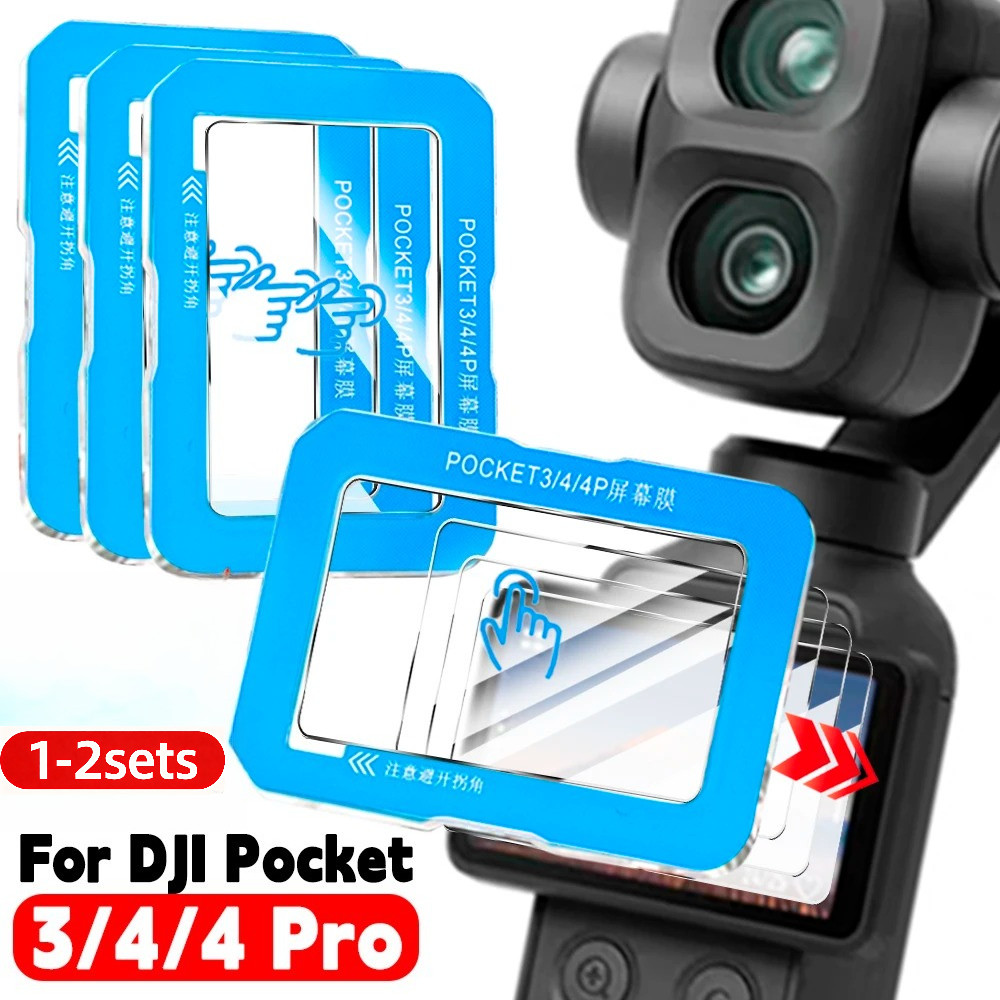1-2 Bộ Dành Cho DJI Osmo Pocket2 Pocket3/4 HD Kính Camera Màn Hình LCD Bảo Vệ Cho DJI Osmo Pocket 2 