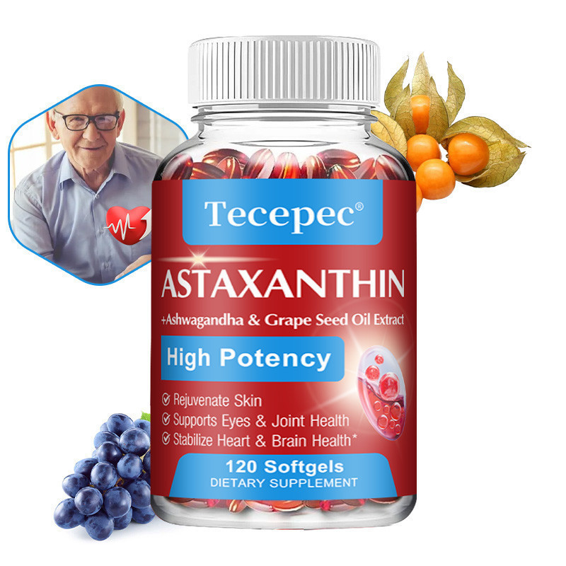 Viên Nang Mềm Astaxanthin 24mg - Chất Chống Oxy Hóa Mạnh Mẽ Cho Làn Da Trẻ Trung, Rạng Rỡ