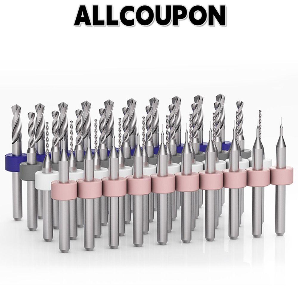MUNDAUN Mini CNC Khoan Mũi Thép Vonfram PCB Xoắn Khoan Gỗ CNC Khoan Carbide CNC Phay CNC