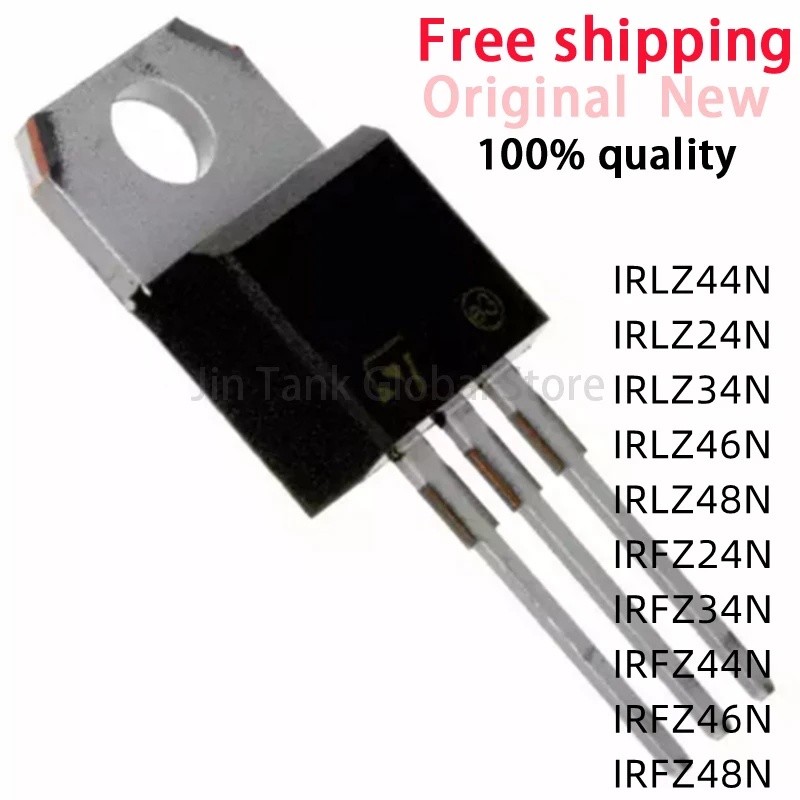 (10 chiếc) 100% Mới IRLZ44N IRLZ24N IRLZ34N IRLZ46N IRLZ48N IRFZ24N IRFZ34N IRFZ44N IRFZ46N IRFZ48N 