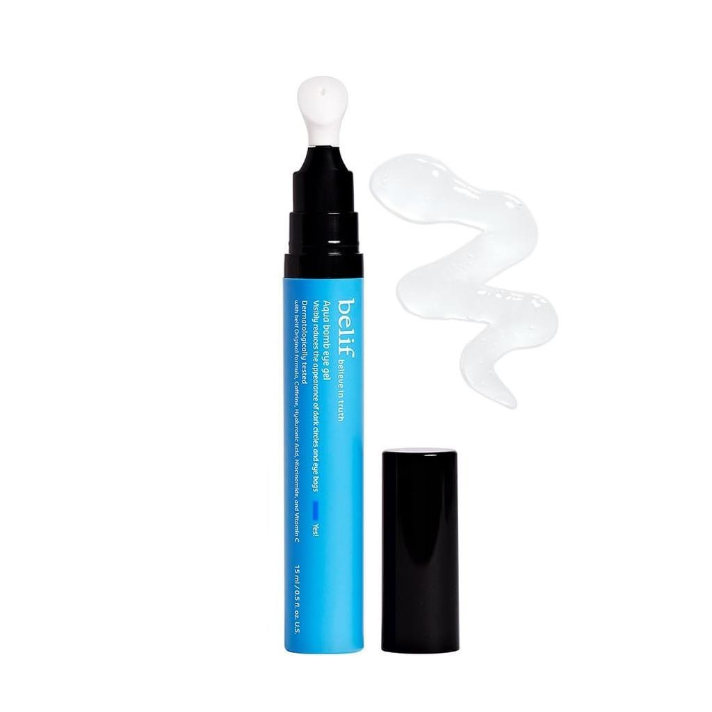 BelifAquaBombCoolingEyeGel-Caffeine & HyaluronicAcidforPuffiness & Hydrat hóa, Niacinamide & Vitamin