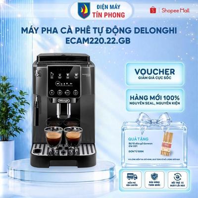 Máy Pha Cà Phê Tự Động DeLonghi ECAM220.22.GB - Điều Khiển Cảm Ứng - Dễ Vệ Sinh | Bảo hành 12 tháng