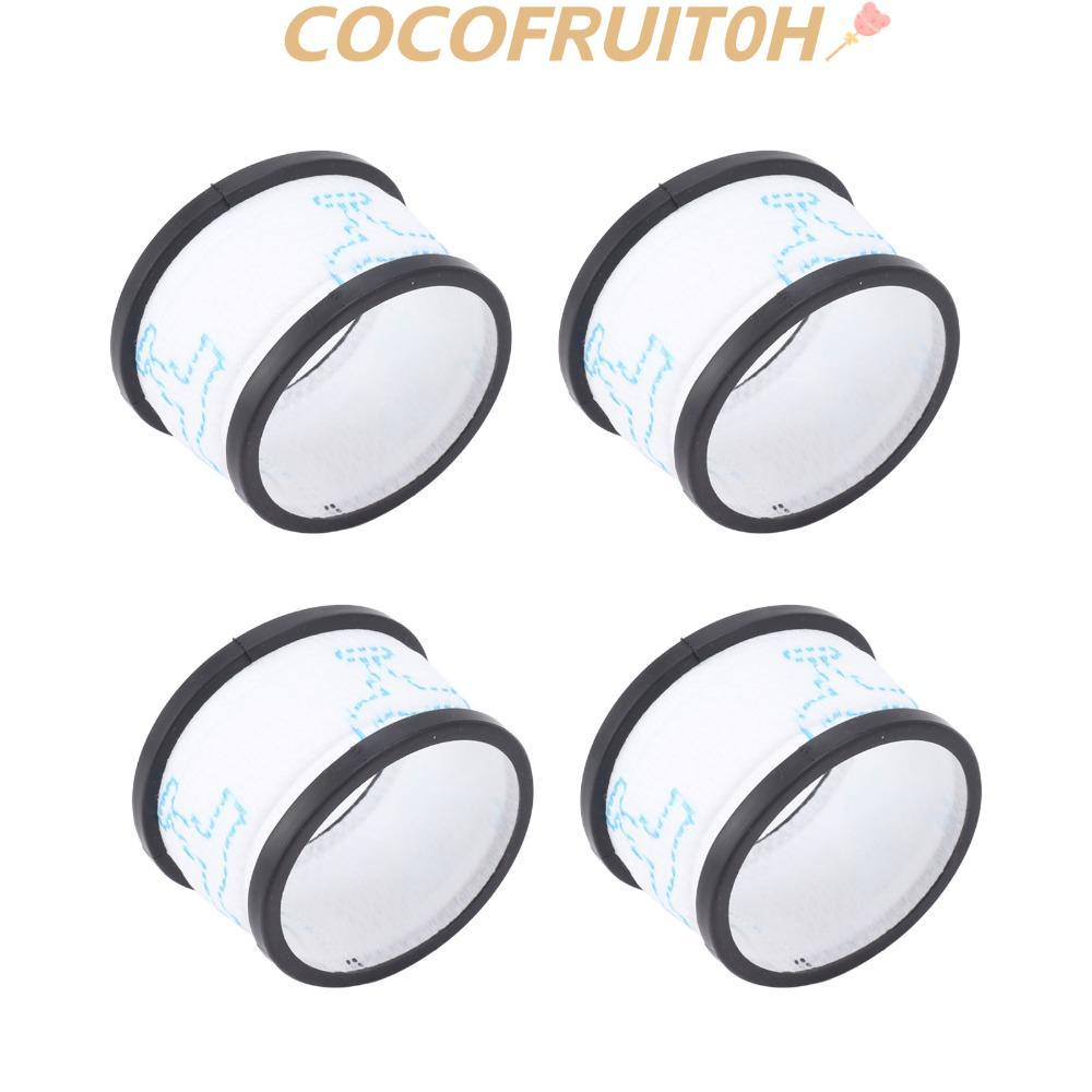COCOFRUIT0H 4 Bộ lọc chân không thay thế, Bộ lọc máy hút bụi ABS màu trắng, Bộ lọc có thể giặt được Phụ kiện máy hút bụi lưới mịn hiệu quả cao để làm sạch nhà INSE S600 / S6P / S6