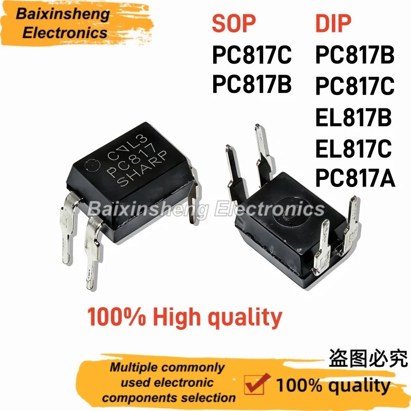 1-5 Chiếc PC817B PC817C EL817B EL817C PC817A DIP SOP Bán Buôn Chip ic