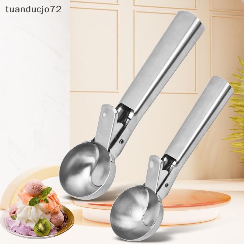 COD Ice Cream Scoops thép không gỉ Ice Cream Digger không dính trái cây Ice ball maker dưa hấu Ice C