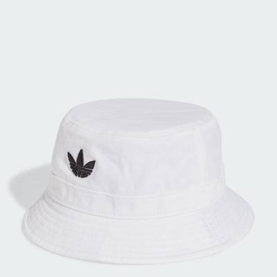 adidas Lifestyle Adicolor Trefoil Bucket Hat Unisex White JC6044