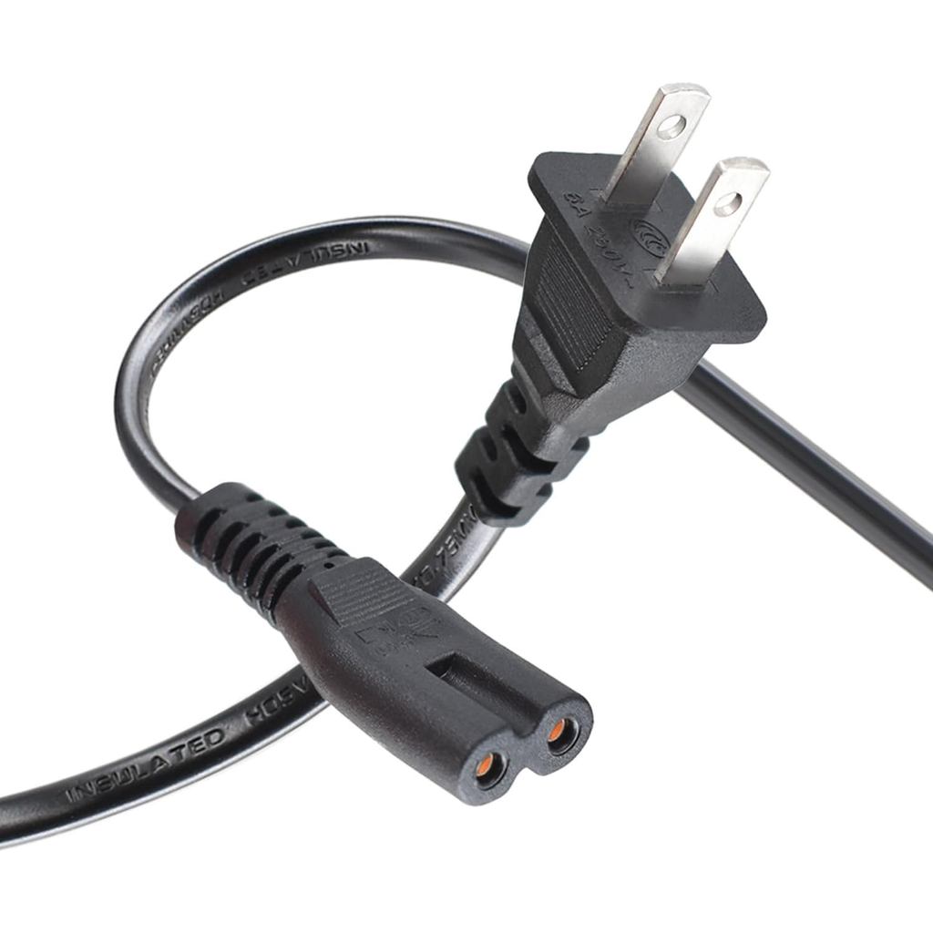 Bộ sạc AC 2 chân thay thế cho ONN. 100008734 100008736, ONN TV, JBL PartyBox 100 200 300 310 710 100