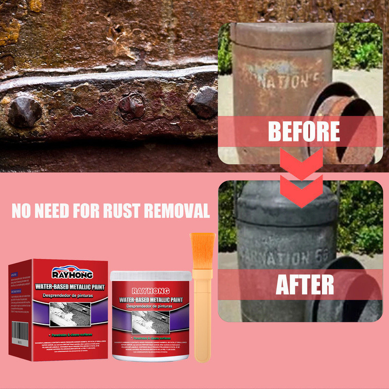 Ru Rust-Free Primer Car Rust Convert Liquid Metal Refurbishment Pine Rust-Protecting Water-Proof Kee