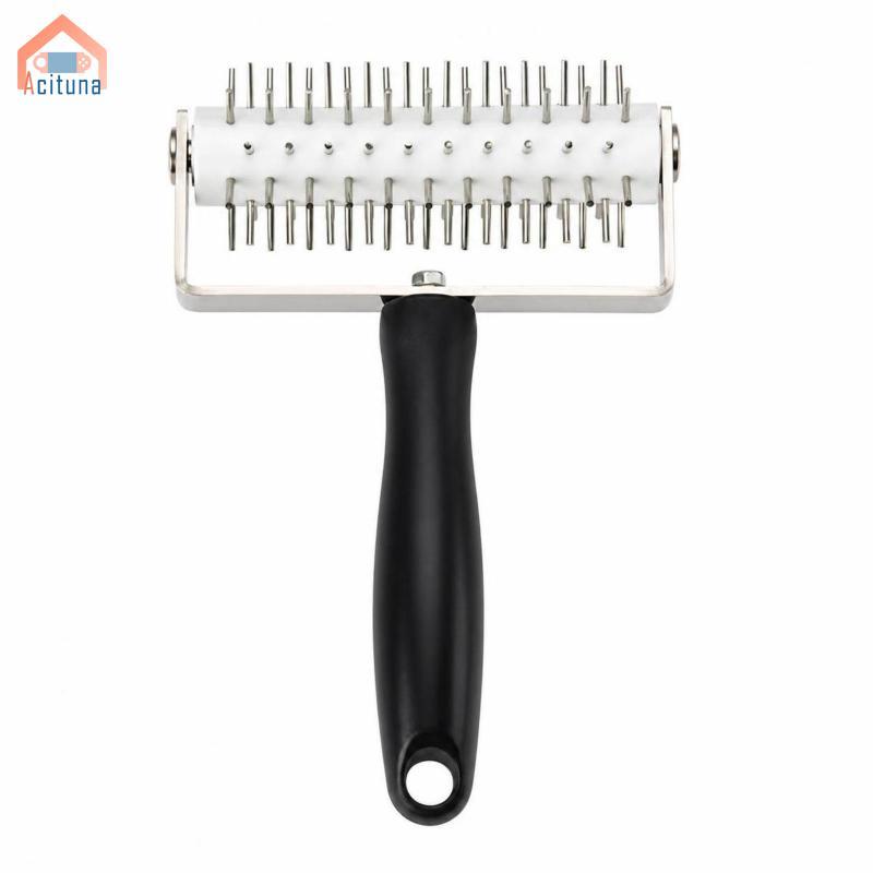 Pizza Pastry Docker Hand-Held Pizza Docking Tool Pastry Docker Con lăn bánh ngọt nhỏ gọn có gai nhà
