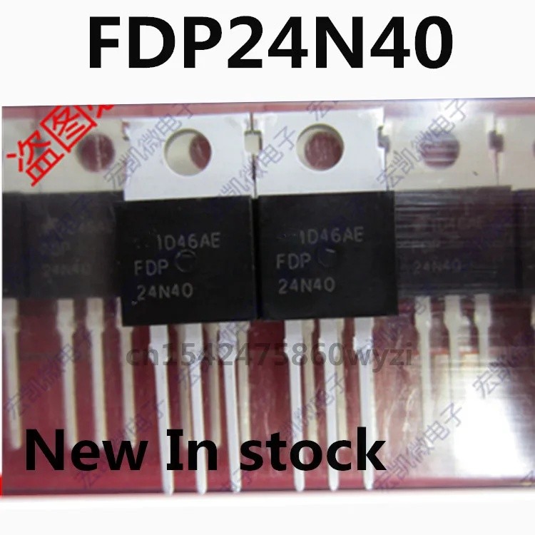 5 Cái / lốc FDP24N40 24N40 24A / 400V TO-220 Thương Hiệu Mới Điểm Mới, Chất Lượng Cao