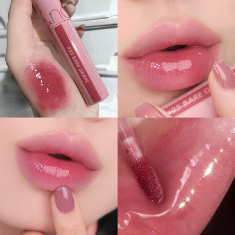 (Chiết son - SẴN HỎA TỐC) Son rm 25 Juicy Lasting tint - màu 25 Bare grape