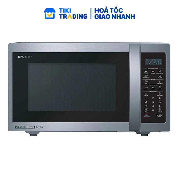 Lò Vi Sóng Điện Tử Có Nướng Sharp R-G52XVN-ST (25 Lít)