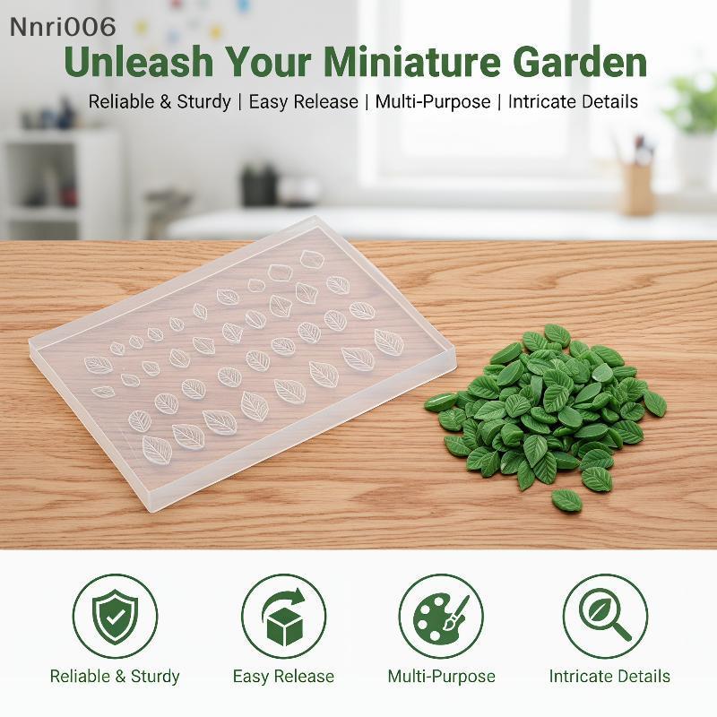 [N6] Craft Your Nail Art with Mini Flower Leaf Silicone Mold để trang trí DIY [Vn]