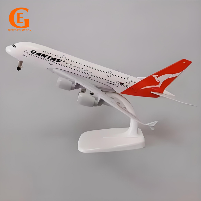 Qantas Airways A380 Mẫu Máy Bay Air Australia Airbus 380 Hợp Kim Diecast Máy Bay Máy Bay Mẫu 20CM
