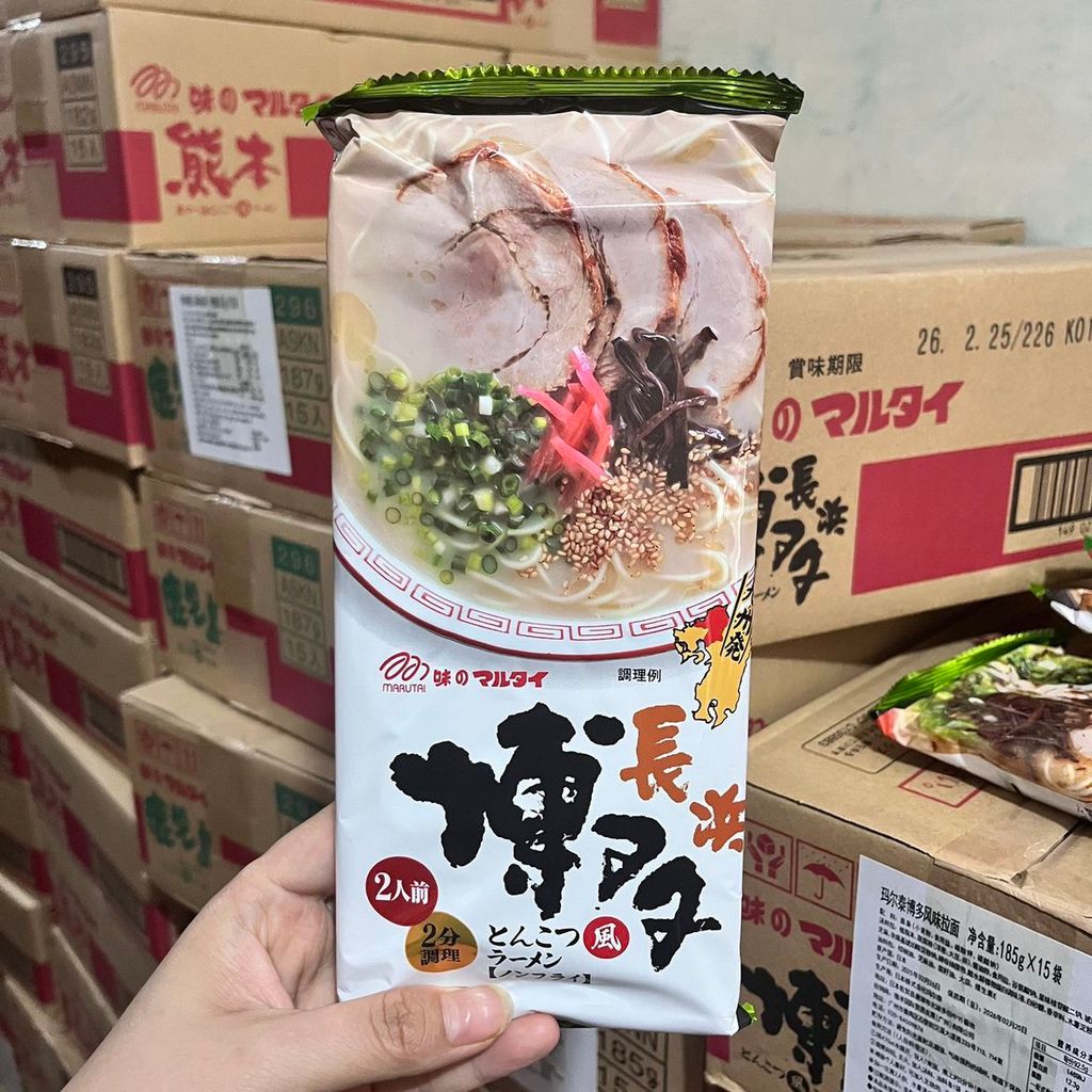 Nhật Bản Nhập Khẩu Kyushu Ramen marutai marutai Nhật Bản Kumamoto Kagoshima Hakata Saga Ramen Khỏe M
