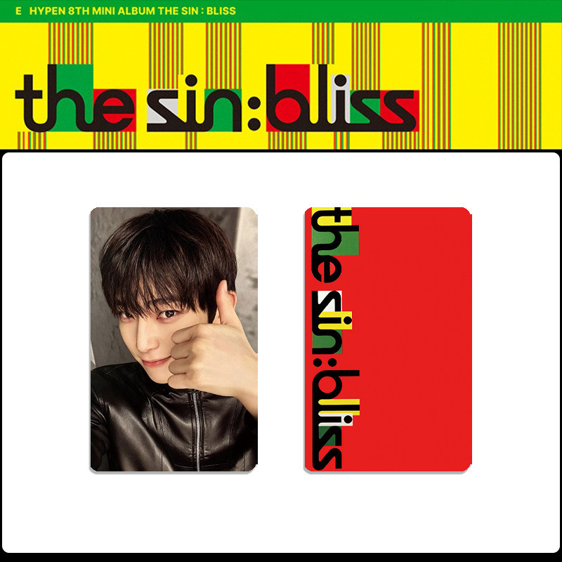 5-7 chiếc EN THE SIN BLISS Lomo Card EVAN Ride or Die Broadcast THE SIN VANISH NHẬT BẢN MAGAZINE Pho
