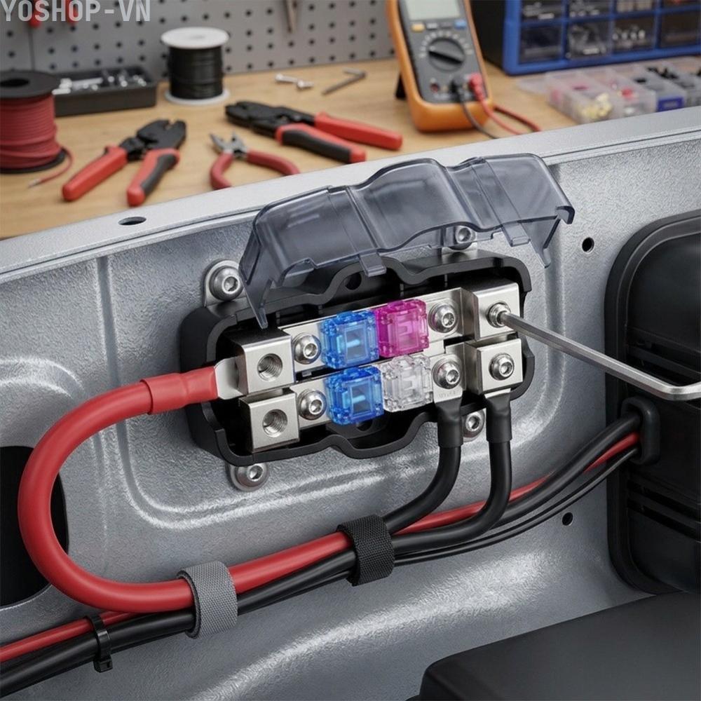 [Ysp]Car Audio Splitter 60A To 100A Current Rating For Automotive Audio Installation