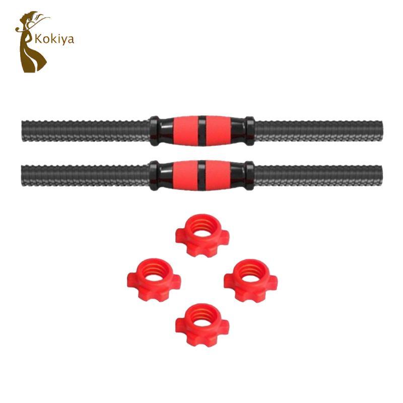 2 Chiếc Quả Tạ Thanh Barbell Thanh Chống Trơn Trượt Tay Cầm Bằng Sắt Không Gỉ Chắc Chắn Dumbells Bộ 