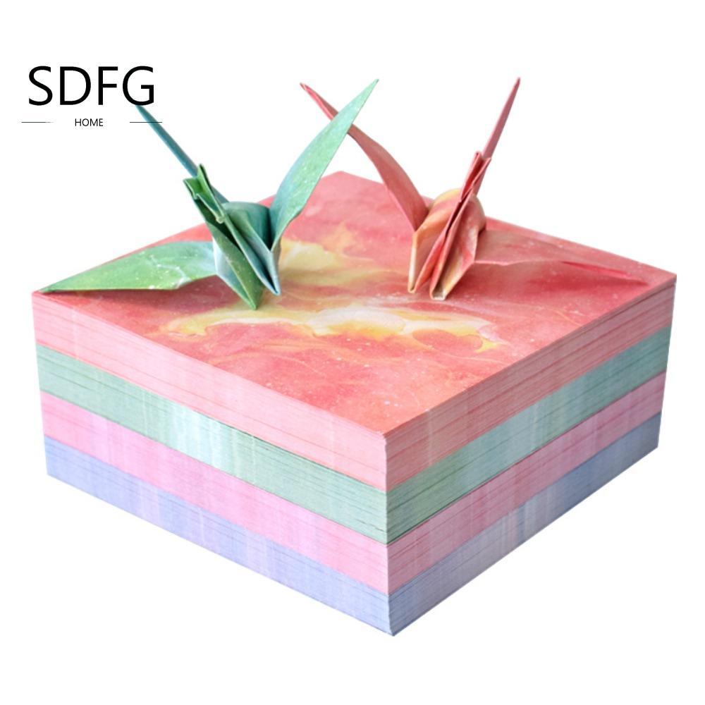 SDFG 400 Chiếc Giấy Origami Bầu Trời Đầy Sao, Chất Liệu Nghệ Thuật Thêu Sò Giấy Gấp Nhiều Màu Sắc, T