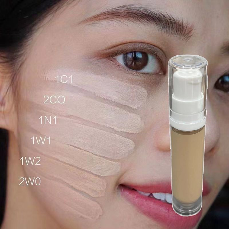 DW Hold Makeup Liquid Foundation Oil Control Concealer Oily Skin Kiss Mom Trang điểm chống mồ hôi 1w