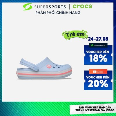 Giày Clog Trẻ Em Crocs Crocband - Xanh Dương - 207005-4XQ