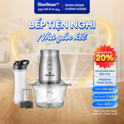[Bluestone] Máy Xay Đa Năng BLB-5348_1,7 Lít - 500W - xay thịt, sinh tố, đánh trứng, tiện lợi nhỏ gọn
