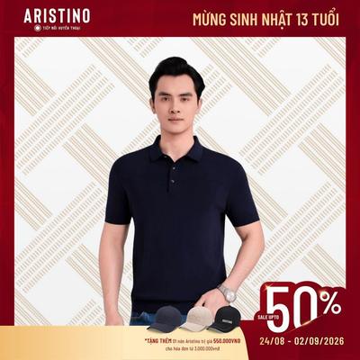 [Aristino x Đăng Khôi] Áo Polo Ngắn Tay Nam Aristino Business Regular 1PSU53SAH2