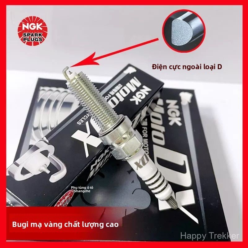 Bugi NGK Ruthenium cao cấp cho xe Zontes 703 nâng cấp hiệu suất đánh lửa, bán chạy