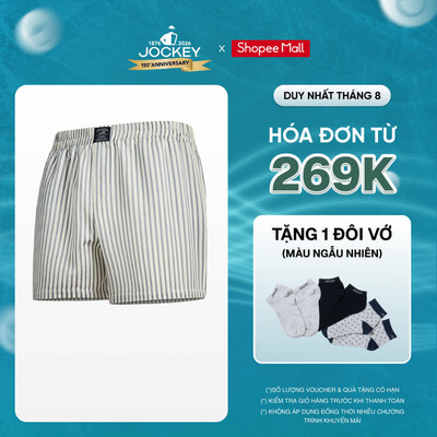 Quần Short Nam Jockey Poly Kate Cao Cấp Mặc Nhà Thoáng Nhẹ - J4153