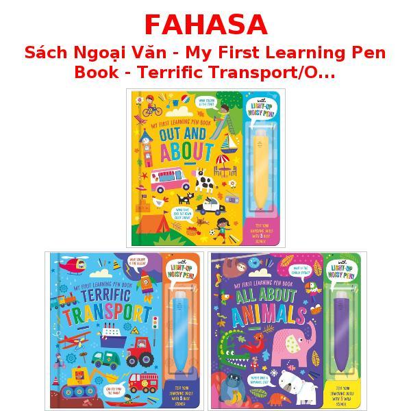 Sách Ngoại Văn - My First Learning Pen Book - Terrific Transport/Out & About/All About Animals