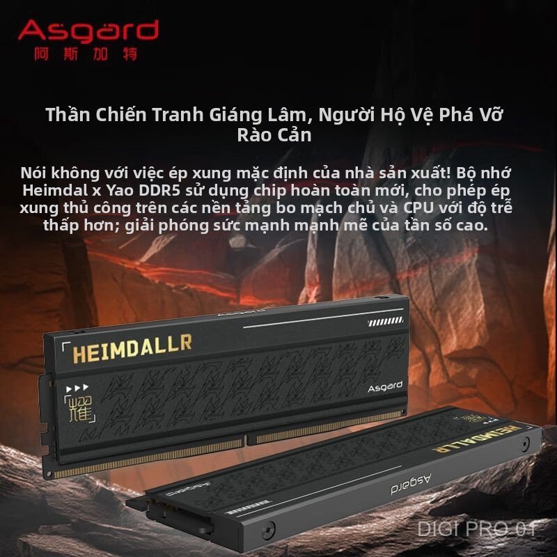 Ram PC Asgard Heimdall TUF DDR5 16G 24G 32G 6000 EXPO tản nhiệt chính hãng hiệu năng siêu nhanh