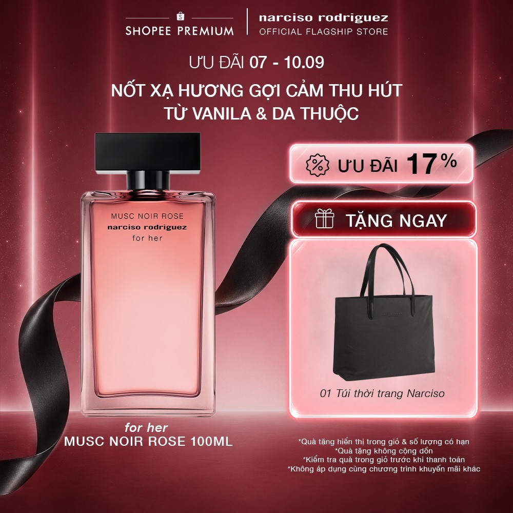 Nước Hoa Narciso Rodriguez Musc Noir Rose For Her Eau De Parfum 100ml
