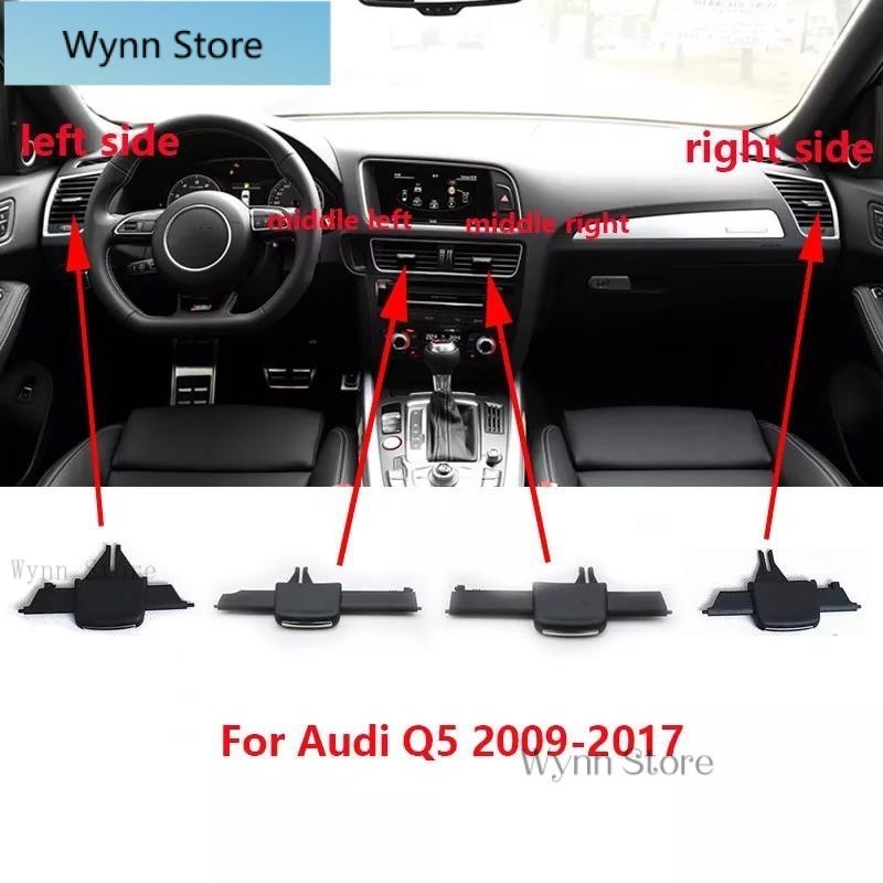 ♣♣1 Cho Xe Audi Q5 2009-2017 Bảng Điều Khiển Phía Trước A / C Điều Hòa Ổ Cắm Điều Hòa Không Khí Lỗ T