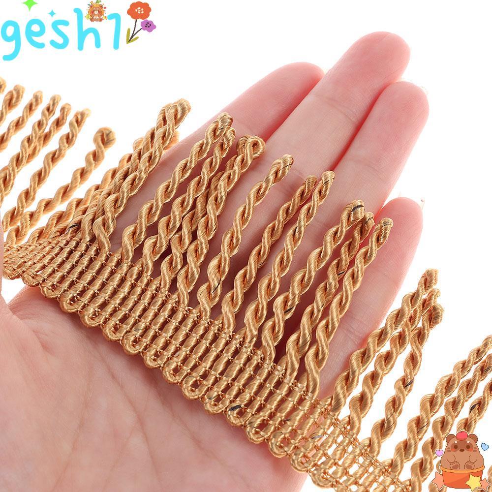 GESH1 Bullion, Bullion Fringe Trim Gold Fringe Trim, Ghế Sofa tua rua trang nhã