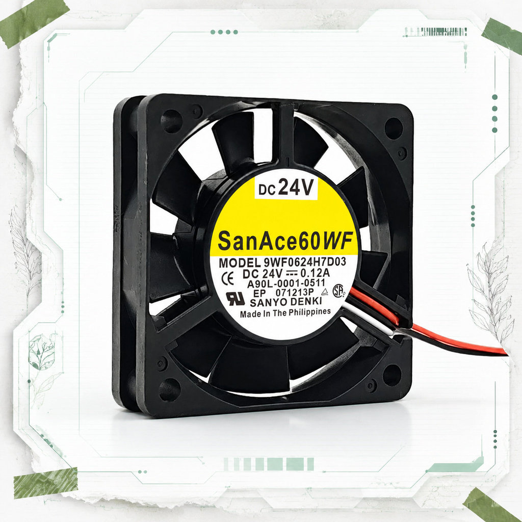 Thích hợp cho quạt điều khiển FANUC Sanyo 9WF0624H7D03 / D04 / D05 / D01 DC24V 0.12A