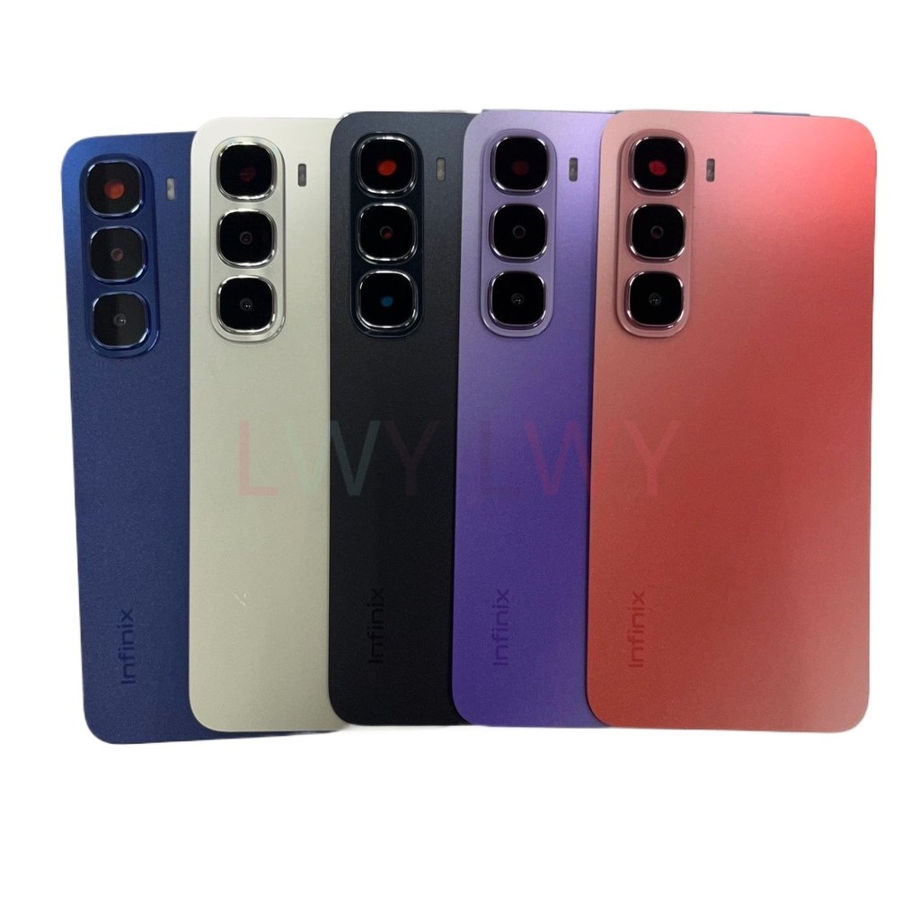 Dành Cho Infinix Hot 60i 4G X6728 X6728B Ốp điện thoại Pin Vỏ Vỏ Có Ống Kính Máy Ảnh Sửa Chữa Một Ph