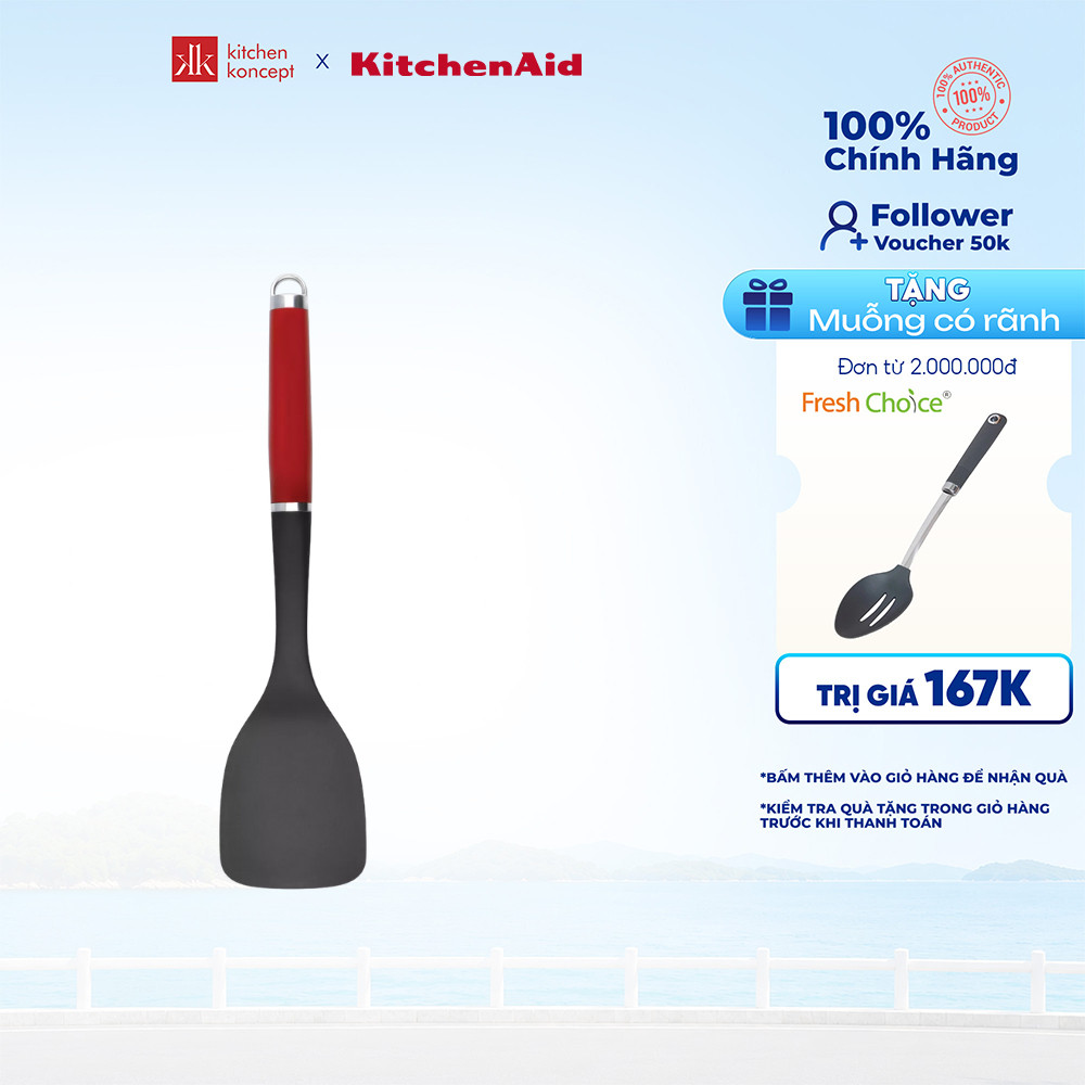 KitchenAid - Xẻng chiên Coreline - Màu Đỏ