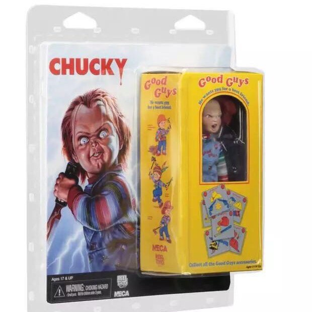 NECA Ghost Baby Back to Soul Ghost Baby Chaqi chucky Doll Model Vải Quần áo Trồng tóc Có thể di chuy